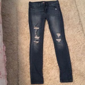 Super skinny ripped jeans. Size 25